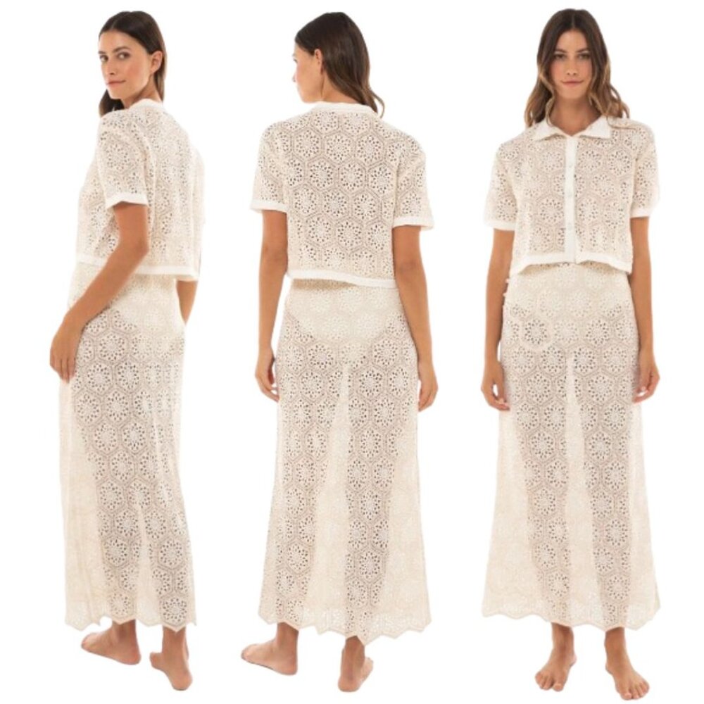 NWT - Agua Bendita Tove Seed Skirt (Style No.13503) Size M